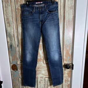 Tommy Hilfiger Jeans Men’s 32X32 Straight Leg Medium Wash Zip Closure 5 Pocket
